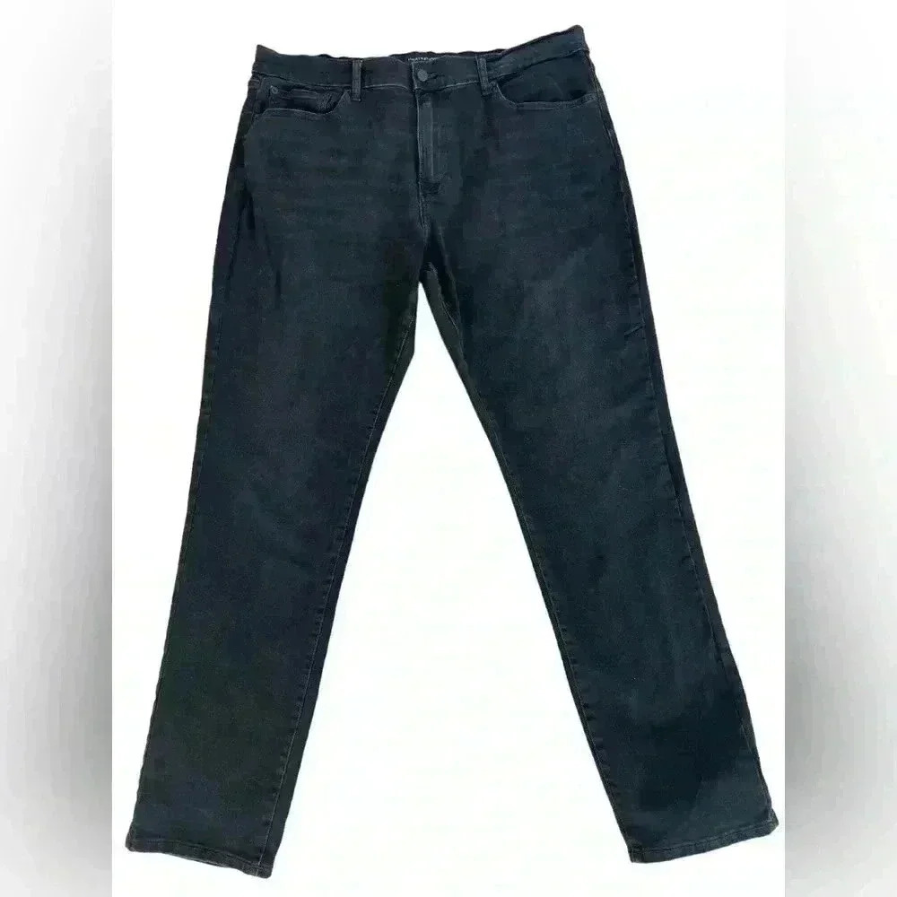 Lucky brand 410 Mens Jeans Athletic Cut Straight Black 40x34